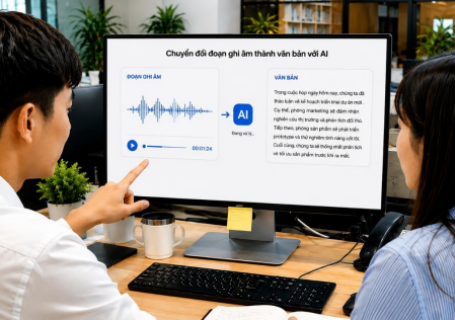 CÁC CÔNG CỤ AI HỖ TRỢ CHUYỂN ĐỔI VIDEO/ÂM THANH THÀNH VĂN BẢN